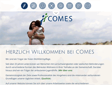 Tablet Screenshot of comes-berlin.de